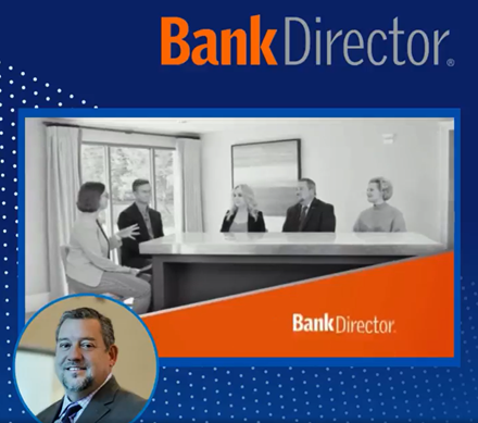 News thumbnail image - EVP Shon Cass was recently one of three bankers chosen as a panelist for Bank Director