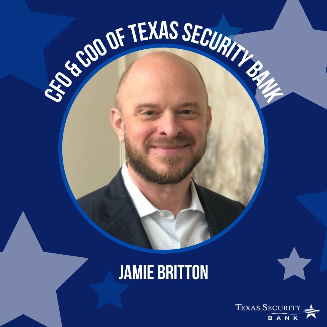 News thumbnail image - We are delighted to welcome our new CFO and COO Jamie Britton to the Texas Security family.